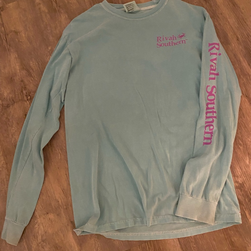 Comfort Colors Soft Blue Cotton Shirt